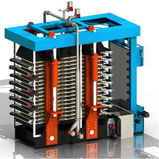 Filtre-presse vertical HVPF pour les résidus de fer de haute qualité